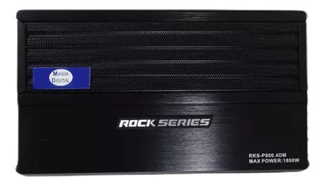 Amplificador 4ch 1800w Max Rock Series Rks P800 4 Clase Ab