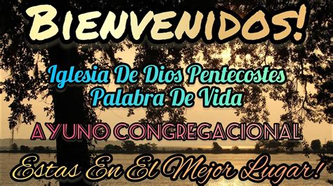 Ayuno Congregacional YouTube