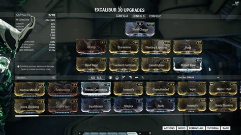 Warframe excalibur umbra survival build - signalsay