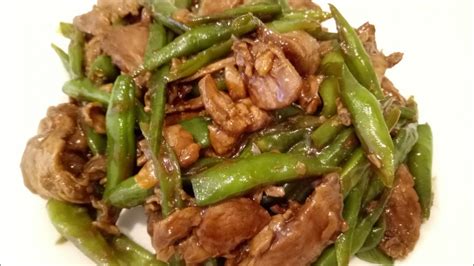 Stir Fry Baguio Beans With Pork Simple Recipe Own Version Youtube