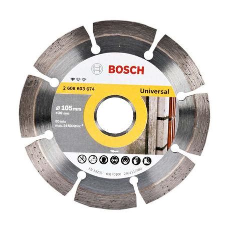 Disco Diamantado Standard Universal 105mm BOSCH Disco De Corte