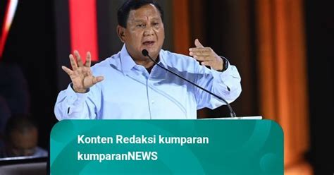 Prabowo Soal Utang Luar Negeri Saya Enggak Khawatir Negara Lain