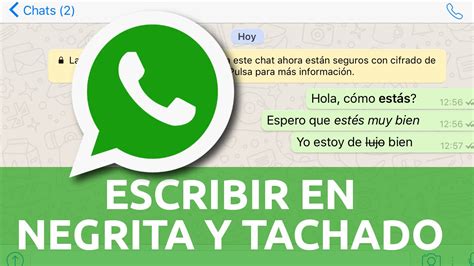 Cómo escribir negrita cursiva tachado en Whatsapp con iPhone iOS