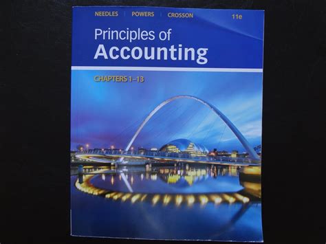 Principles Of Accounting Chapters 1 13 Needles Belverd E Powers