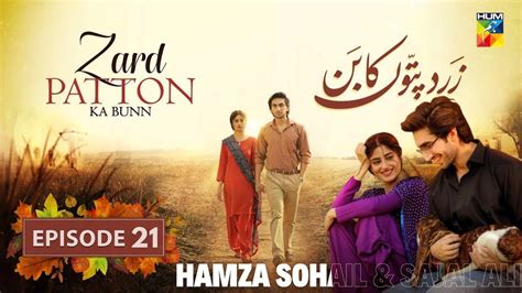 Zard Patton Ka Bunn Episode Sajal Ali Hamza Sohail Youtube