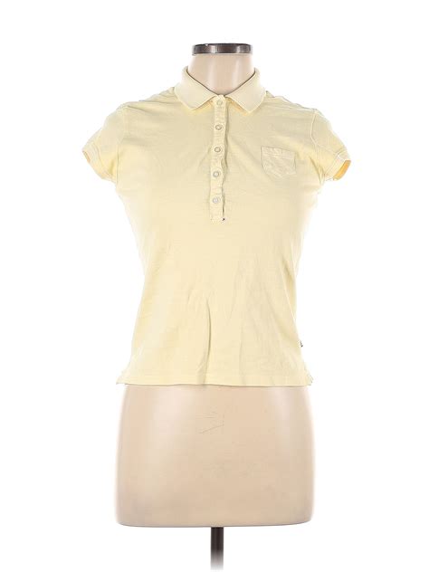 Abercrombie And Fitch Yellow Short Sleeve Polo Size L 72 Off Thredup