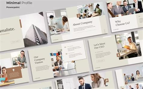 Minimaliste - Powerpoint Template #351128 - TemplateMonster