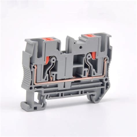 Push In Connection Spring Type Screwless Phoenix Terminal Blocks 6mm2