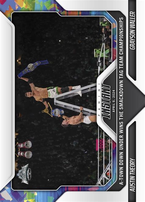 WWE PANINI INSTANT 2024 2025 AUSTIN THEORY GRAYSON WALLER A TOWN