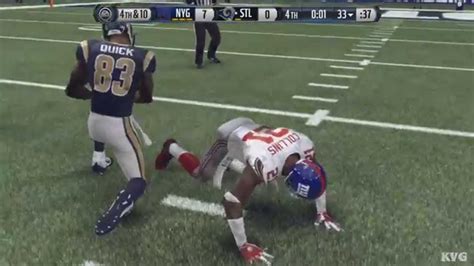 Madden Nfl 16 New York Giants Vs St Louis Rams Gameplay Xboxone Hd