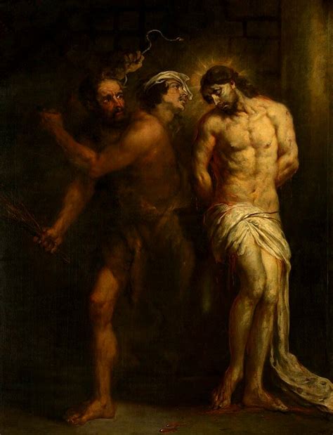 Jan Cossiers The Flagellation Of Christ Traditional Visual Art