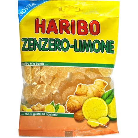 Haribo Caramelle Gommose Frutta Zenzero Limone Con Zucchero Gr 175