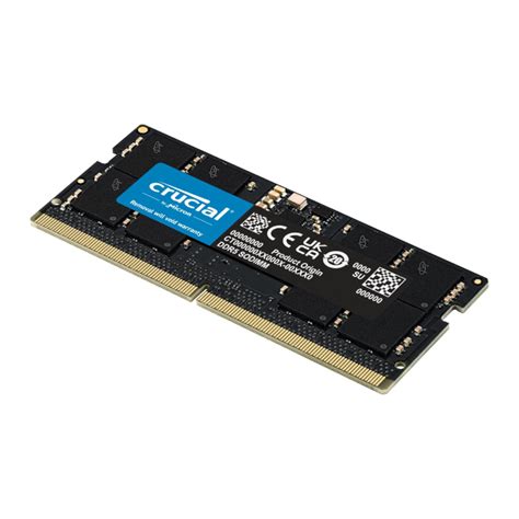 Crucial 16GB 5600MHz DDR5 SODIMM Notebook Memory Matrix Warehouse