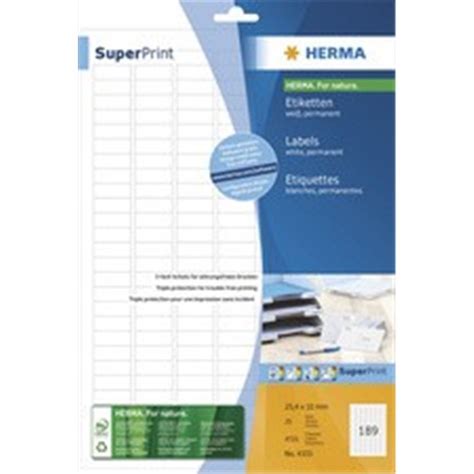 HERMA étiquettes SuperPrint 96x50 8mm détachables blanches