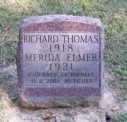 Merida Elmer Butcher Inconnu M Morial Find A Grave