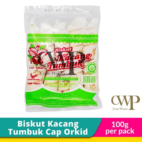 Kacang Tumbuk Cap Orkid 100g Shopee Malaysia