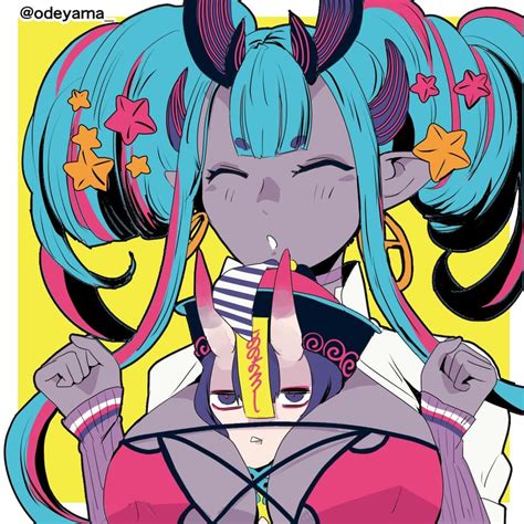 Shuten Douji Ibuki Douji Shuten Douji Ibuki Douji And Ibuki Douji Fate And 1 More Drawn By