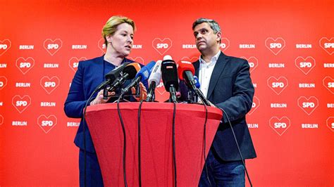 Spd In Berlin Franziska Giffeys Riskante Groko Wette Der Spiegel