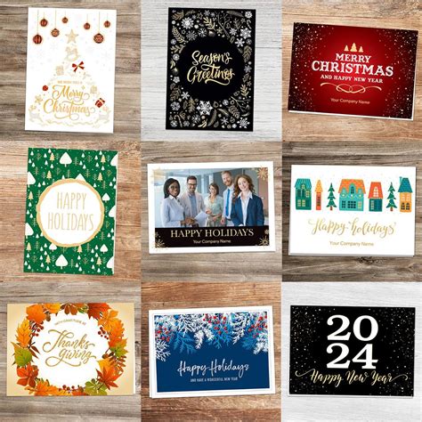 Happy Holidays Business Card