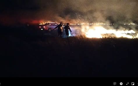 DANTESCO INCENDIO DE PASTIZALES DETRÁS DE LA CURVA DE IRIGOYEN Lobos 24