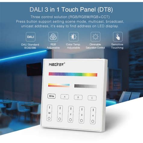 Miboxer Dp S Dali In Touch Panel Dt Type Led Controller