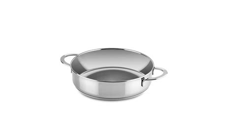 Frying Pan 2 Handles 26 Cm Stainless Steel Gourmet Cookware