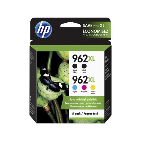 Hp Xl Twin Black Cyan Magenta Yellow Ink Cartridges High Yield