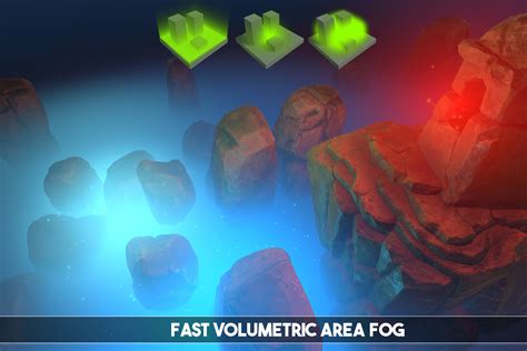 Fast Volumetric Area Fog Height Spherical Box Mesh ビジュアルエフェクト シェーダー Unity Asset Store