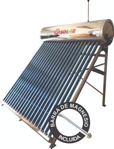 Termotanque Solar 200l Premium Tanque Acero Inoxidable