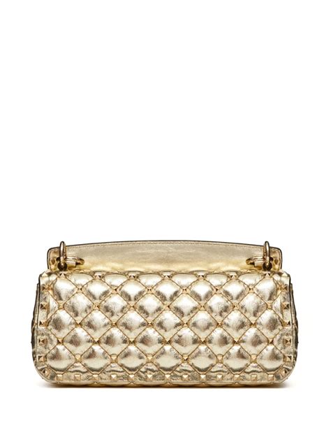 Valentino Garavani Rockstud Spike Metallic Shoulder Bag Farfetch