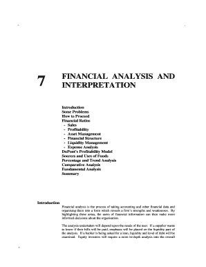 Fillable Online Financial Statement Analysis Principlesofaccounting