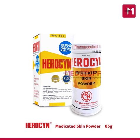 Jual Bedak Herocyn Gr Medicated Skin Powder Bedak Gatal Biang