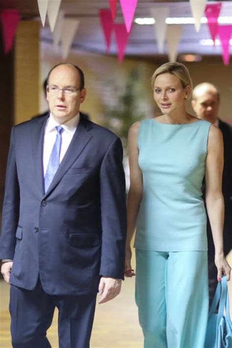 Photo Le Prince Albert Ii Et La Princesse Charlene De Monaco Au