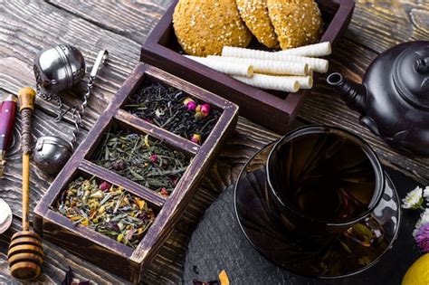 Premium Photo Hot Tea In A Cup On An Old Table