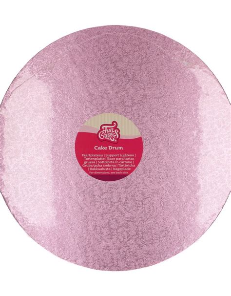 Cake Drum Rond Ø35 5 cm Roze Fun with Cakes