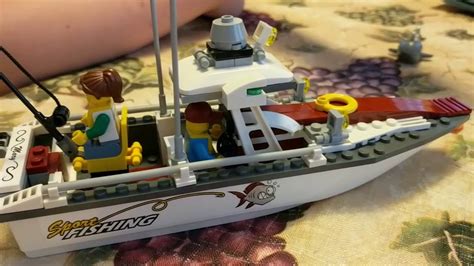 Block Builder 11 Lego City Fishing Boat 60147 YouTube