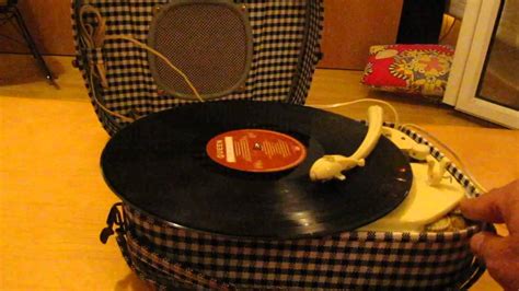 Teppaz Vintage Portable Record Player Video No4 YouTube