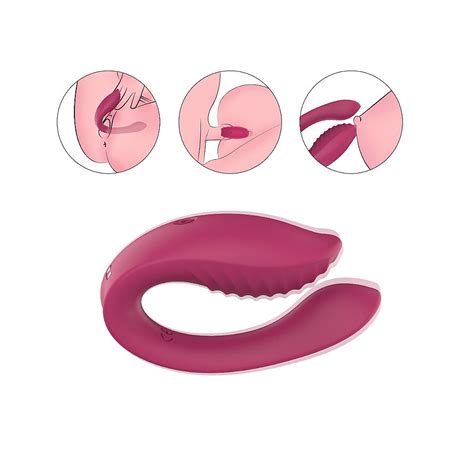 Vibrador de Casal Estimula clitóris e ponto G Controle remoto Sex