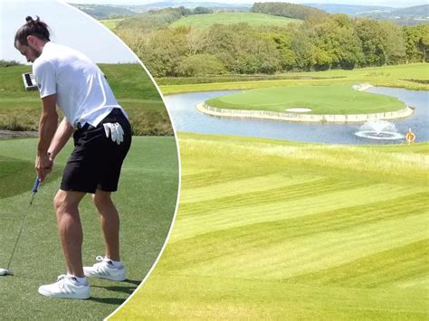 Gareth Bale Golf Gareth Bale Nails Incredible Golf Trick Shot To Pass