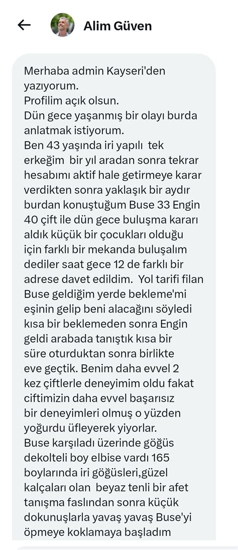 18 KAYSERİ İTİRAF on Twitter İlk paylaşımımız geldi bu güzel