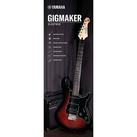 Yamaha Gigmaker Eg Electric Guitar Pack Sunburst Reverb