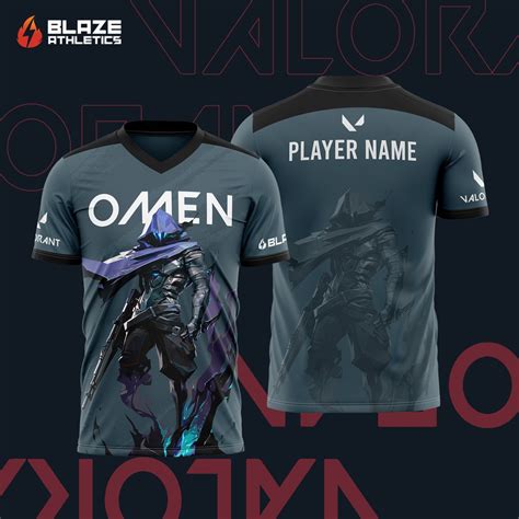 Omen Valorant Jersey Fully Sublimated Lazada