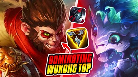 Dominating Lane Vs Wukong Top Season 14 Gnar Ranked Gameplay League