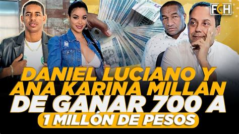 DANIEL LUCIANO Y ANA KARINA MILLAN DE GANAR 700 A 1 MILLON DE PESOS