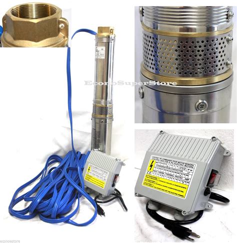 Stainless Submersible Deep Bore Well Water Pump 15hp 110v 175gpm W