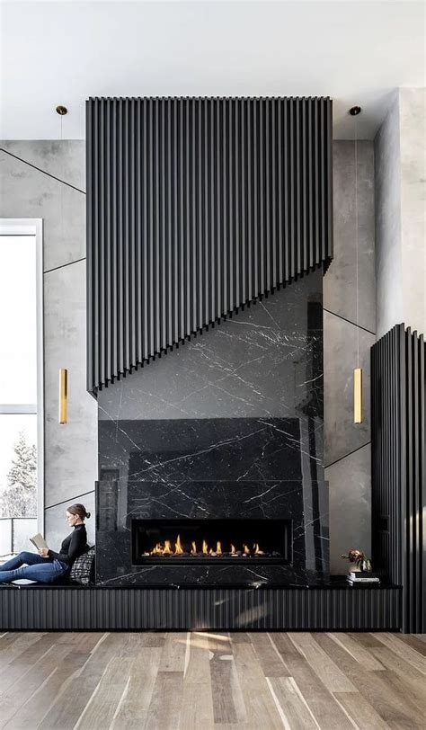 Pin by Livɛ with ℒƔЄ on Luxury Mansions Fireplace modern design