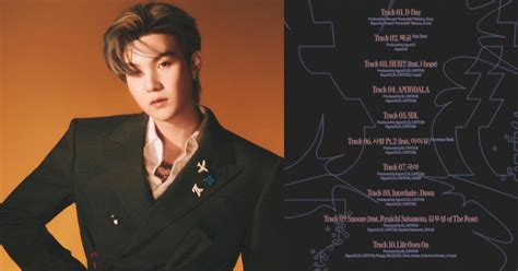 BTS Suga Unveils Tracklist For Upcoming Solo Album D DAY DIPE CO KR