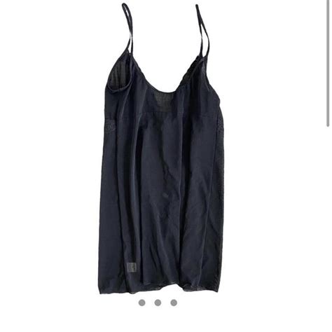 Vintage Y K Sheer Black Lingerie Slip Dress With A Depop