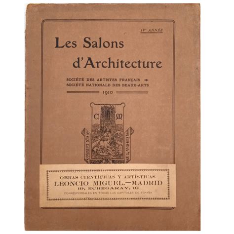 Les Salons D Architecture Soci T Des Artistes Fran Ais Soci T