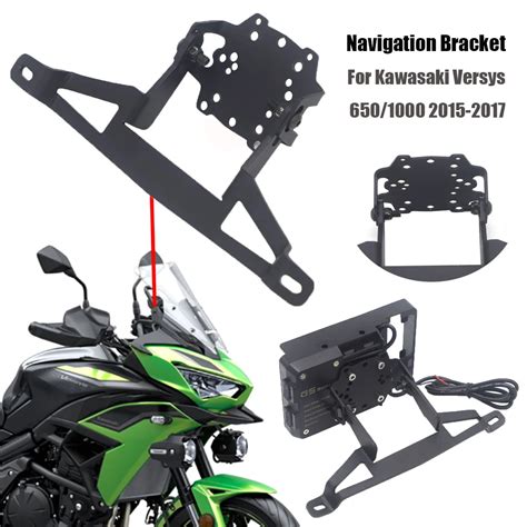 Para Kawasaki Versys 650 1000 2015 2017 Acess Rios Da Motocicleta Gps